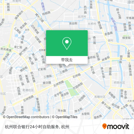 杭州联合银行24小时自助服务地图