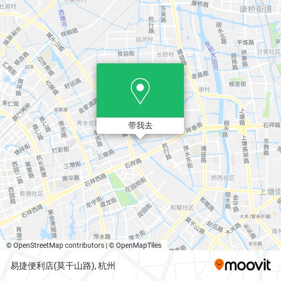 易捷便利店(莫干山路)地图