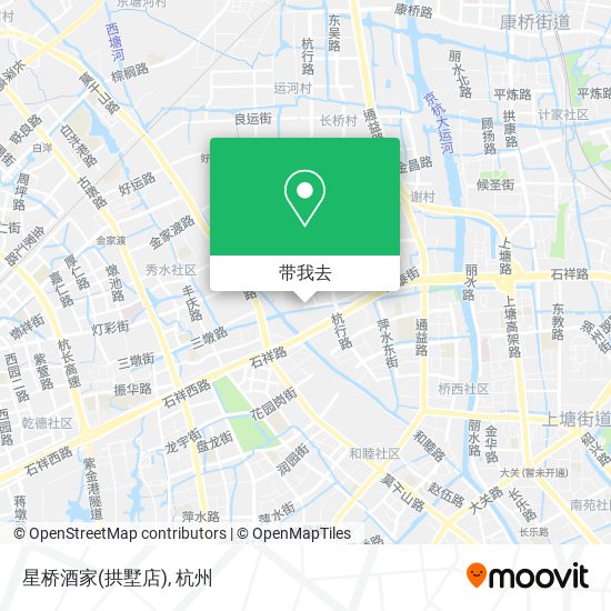 星桥酒家(拱墅店)地图