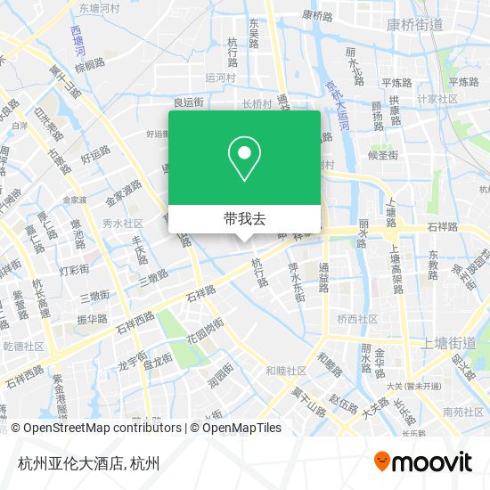 杭州亚伦大酒店地图