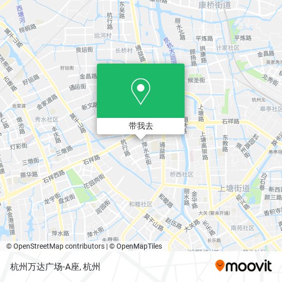 杭州万达广场-A座地图