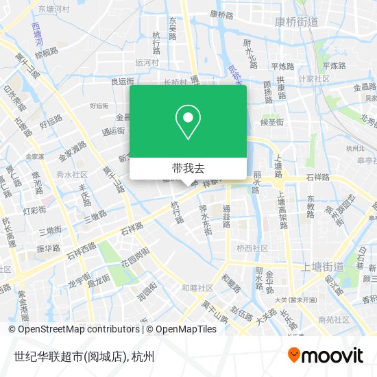 世纪华联超市(阅城店)地图