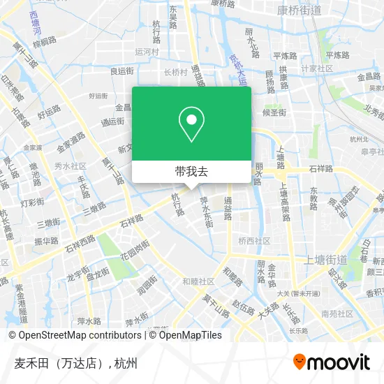 麦禾田（万达店）地图