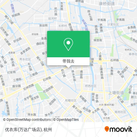 优衣库(万达广场店)地图