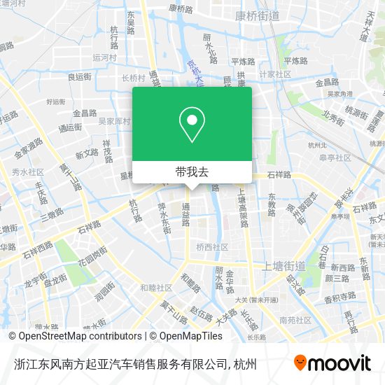 浙江东风南方起亚汽车销售服务有限公司地图