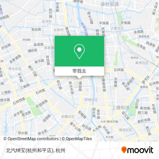 北汽绅宝(杭州和平店)地图
