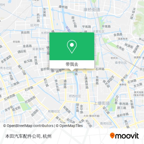 本田汽车配件公司地图