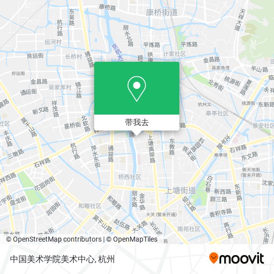 中国美术学院美术中心地图