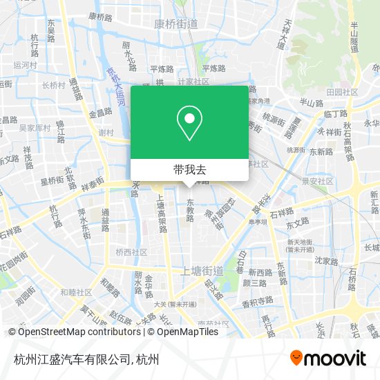 杭州江盛汽车有限公司地图