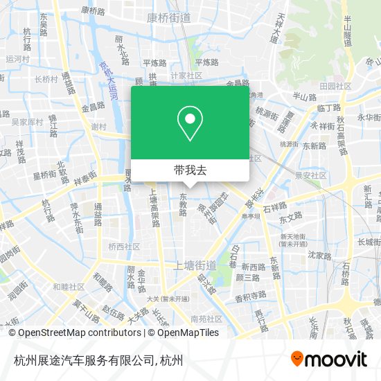 杭州展途汽车服务有限公司地图