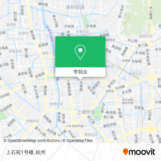 上石苑1号楼地图