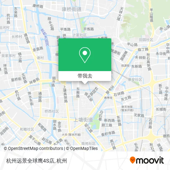 杭州远景全球鹰4S店地图