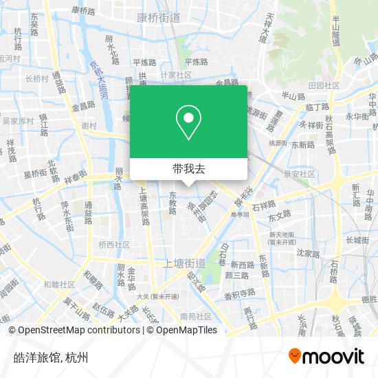 皓洋旅馆地图