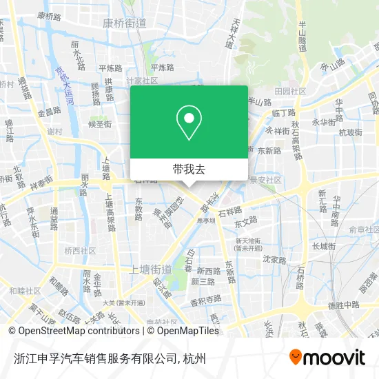 浙江申孚汽车销售服务有限公司地图