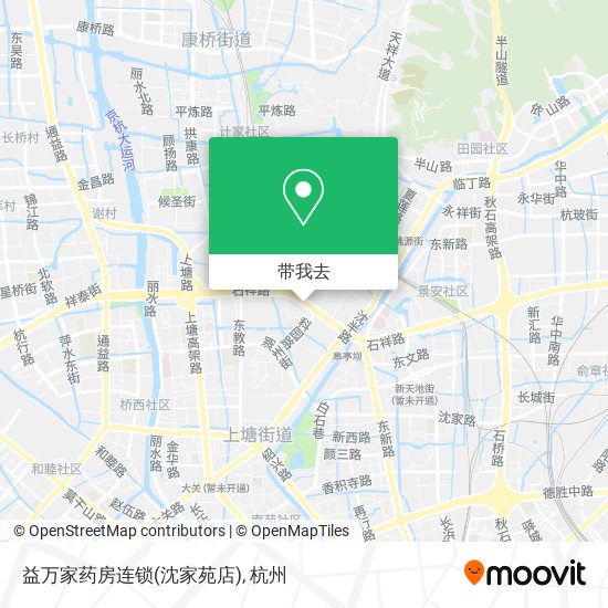益万家药房连锁(沈家苑店)地图