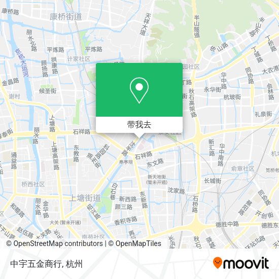 中宇五金商行地图