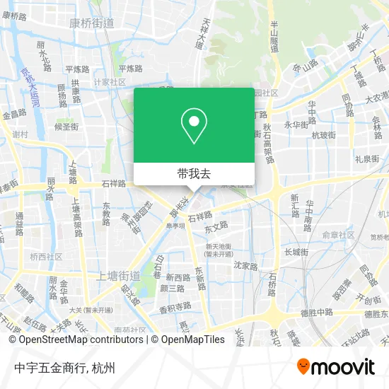中宇五金商行地图
