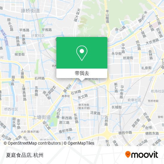 夏庭食品店地图