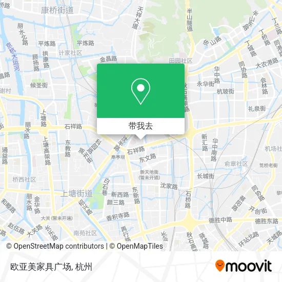 欧亚美家具广场地图
