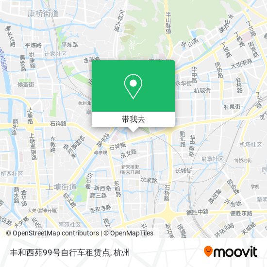 丰和西苑99号自行车租赁点地图