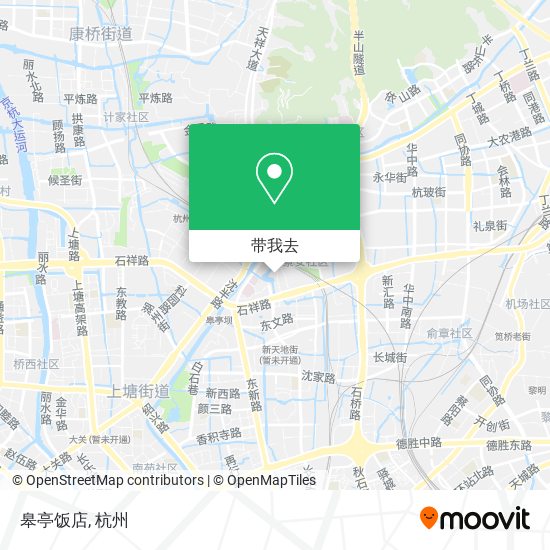皋亭饭店地图