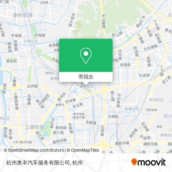 杭州奥丰汽车服务有限公司地图