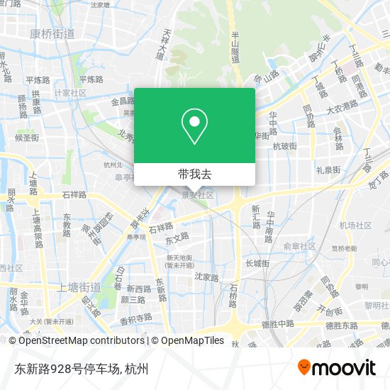 东新路928号停车场地图