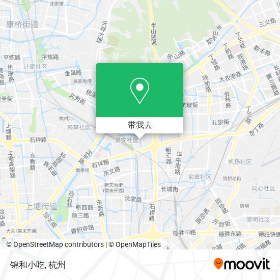 锦和小吃地图