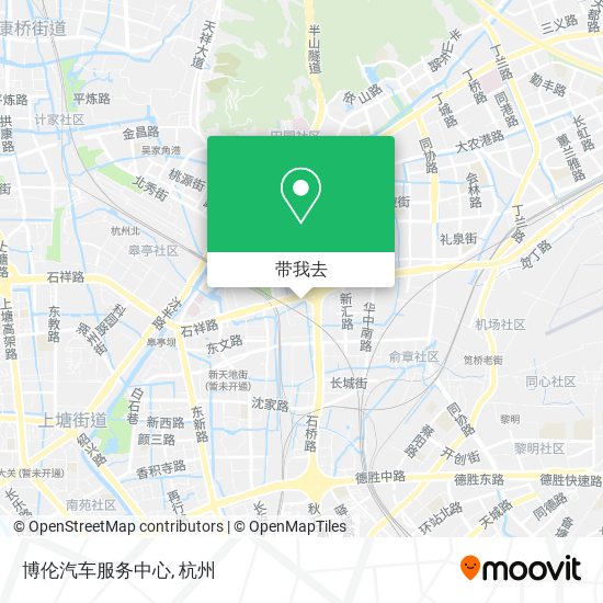 博伦汽车服务中心地图