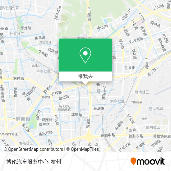 博伦汽车服务中心地图