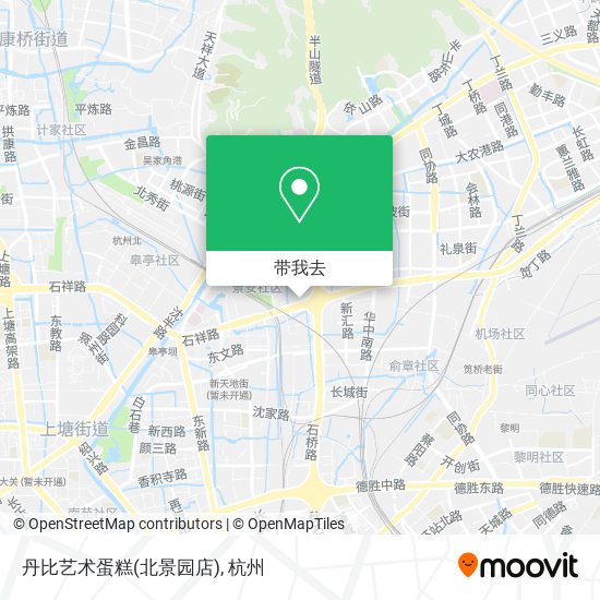 丹比艺术蛋糕(北景园店)地图