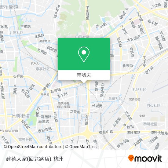 建德人家(回龙路店)地图