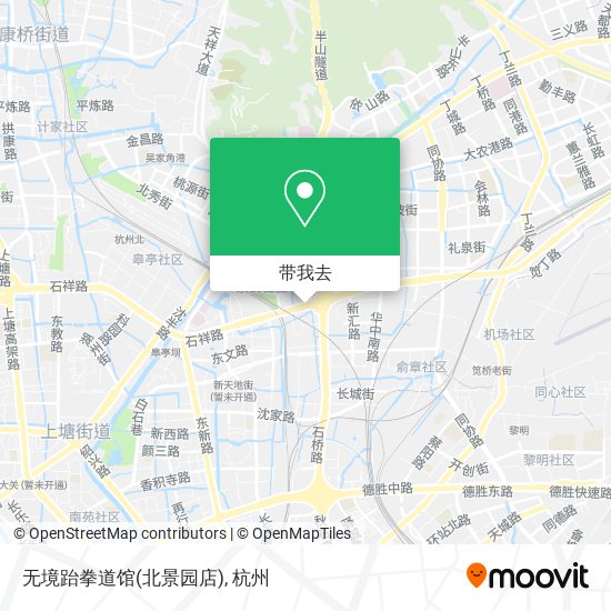 无境跆拳道馆(北景园店)地图