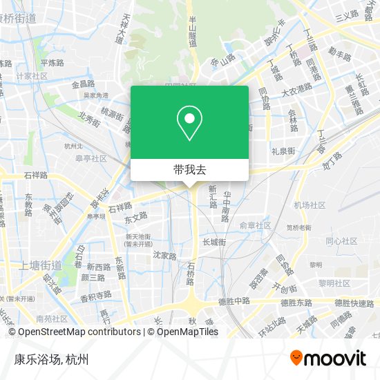 康乐浴场地图