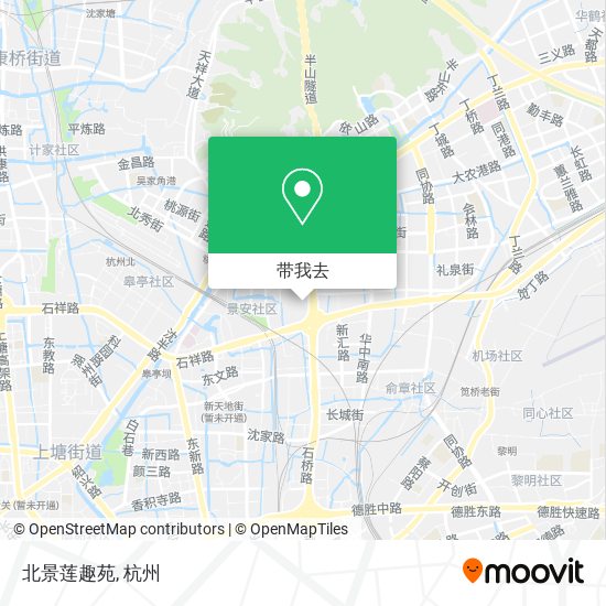 北景莲趣苑地图