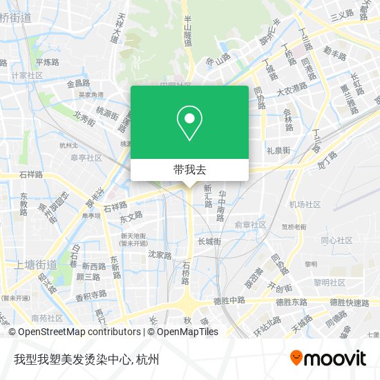 我型我塑美发烫染中心地图