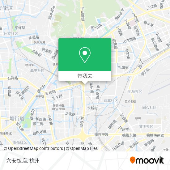 六安饭店地图