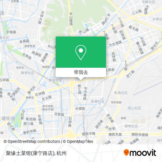 聚缘土菜馆(康宁路店)地图