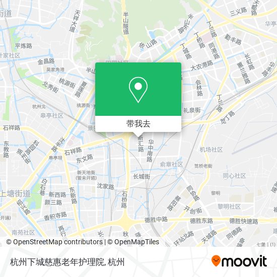 杭州下城慈惠老年护理院地图