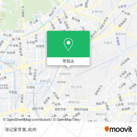 张记家常菜地图