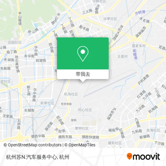 杭州苏N.汽车服务中心地图