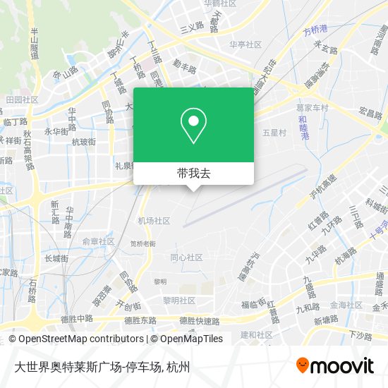 大世界奥特莱斯广场-停车场地图