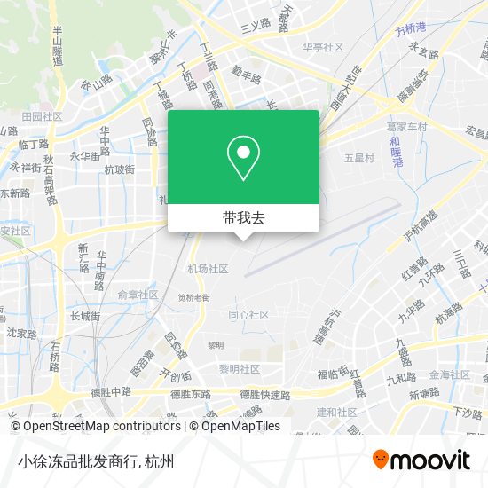 小徐冻品批发商行地图