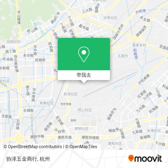 协泽五金商行地图