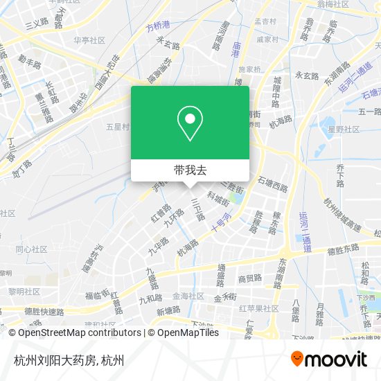 杭州刘阳大药房地图