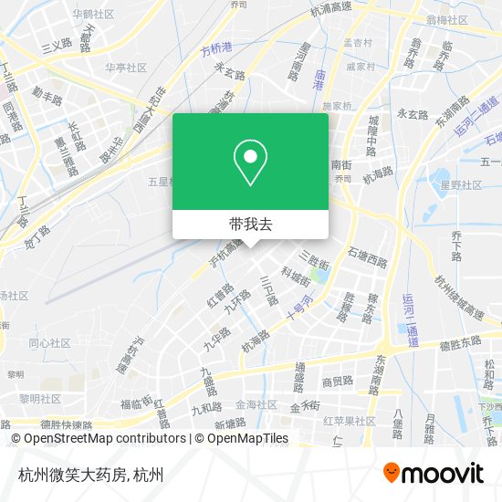 杭州微笑大药房地图