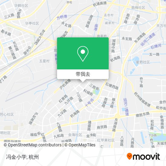 冯金小学地图