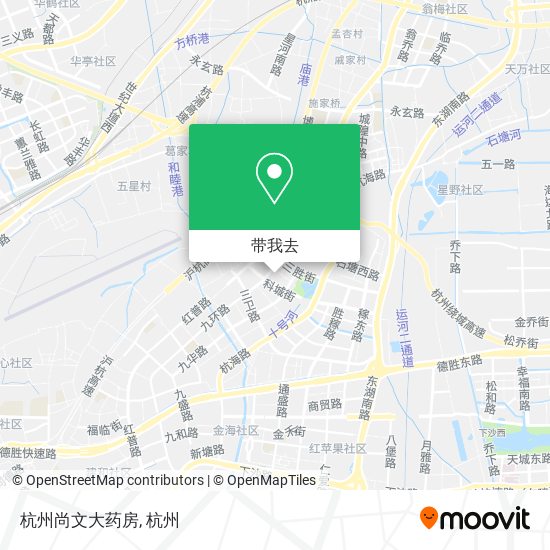 杭州尚文大药房地图
