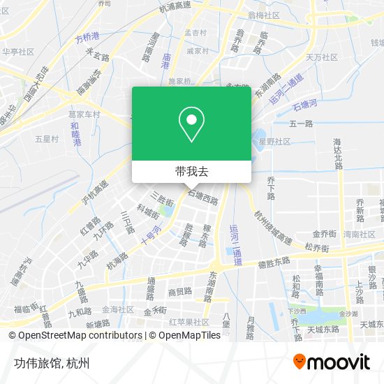功伟旅馆地图