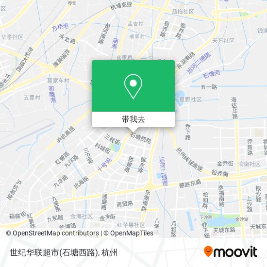 世纪华联超市(石塘西路)地图